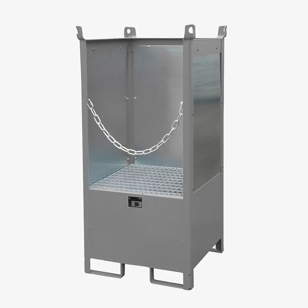 Produktbild von tigerhebezeuge fass stapelpalette grau lackiert typ FSP 1 G GRAU 01 x
