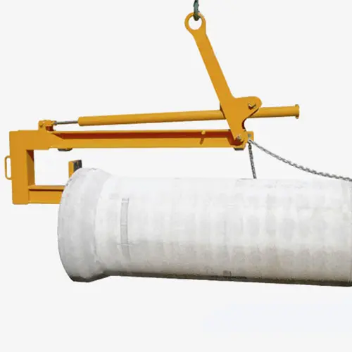 Produktbild von Rohrlegehaken zum Verlegen von liegenden Betonrohren bis 3m per Kran Serie RHSV tigerhebezeuge-rohrverlegehaken-fuer-lange-betonrohre-serie-RHSV