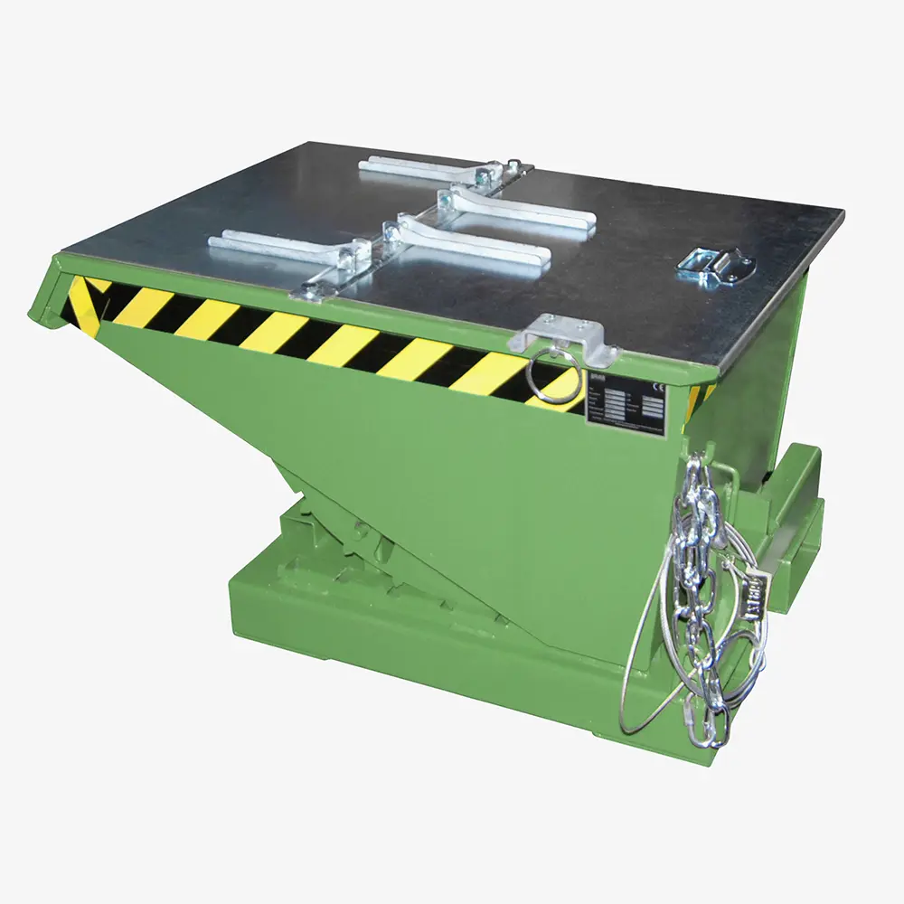 Stapler-Kippbehälter mit Abrollsystem und Seilzug - Unser Top-Seller