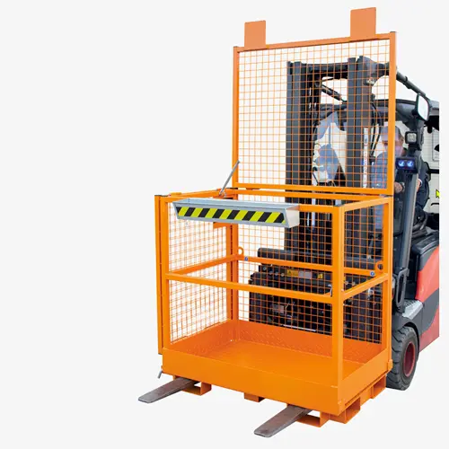 Produktbild von Stapler-Arbeitsbühne für Quer- und Längsaufnahme Personen-Sicherheitskorb für den Gabelstapler-Einsatz tigerhebezeuge-personen-sicherheitskorb-arbeitsbuehne-fuer-stapler-serie-MB-II