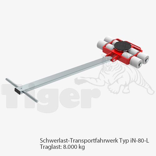 Produktbild von tigerhebezeuge schwerlast transportfahrwerk iN 80 L