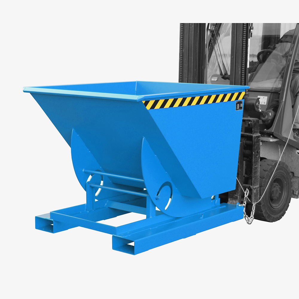 Produktbild von tigerhebezeuge kippbehaelter blau lackiert typ AK 75 BLAU 01 x