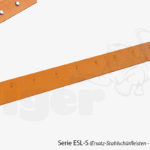 Ersatz-Stahlschürfleiste ESL-S für Stapler-Schneeschieber und Stapler-Schneepflug