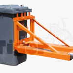 Stapler-Mülltonnen-Heber für Müllgroßbehälter (MGB) zum Transport von 80 - 1100 l Mülltonnen