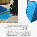 Stapler-Schaufeln - Schüttgutschaufeln zum Verladen von Schüttmaterial mit dem Gabelstapler