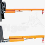 Stapler-Lastarm | Kranarm für Gabelstapler mit Wirbellasthaken, starr