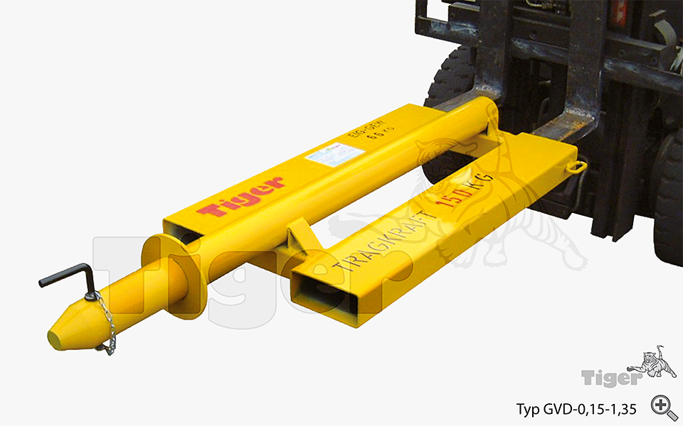 Tiger Sonder-Hebevorrichtungen für den Stapler | Sonder-Lasttraversen zur Lastaufnahme per Stapler
