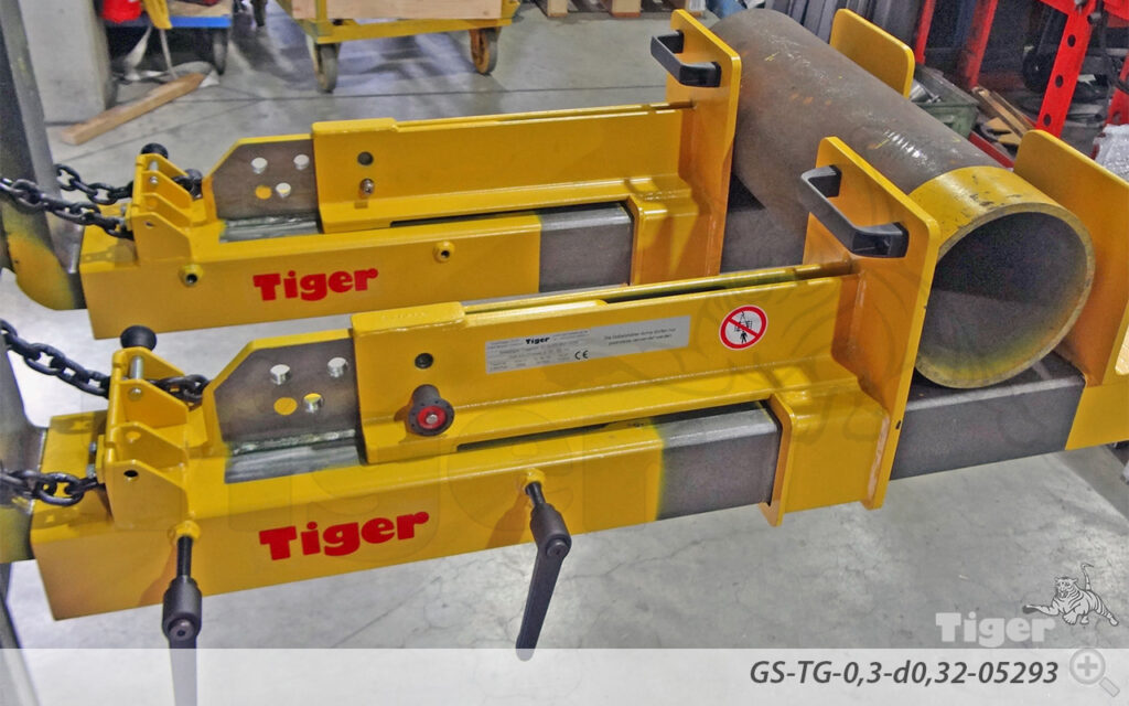 Tiger Sonder-Hebevorrichtungen für den Stapler | Sonder-Lasttraversen zur Lastaufnahme per Stapler
