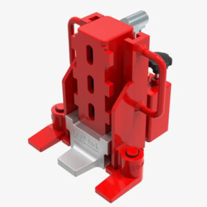 Reinraum-Maschinenheber ECO-Jack® mit integrierter Pumpe und vernickelter Oberfläche
