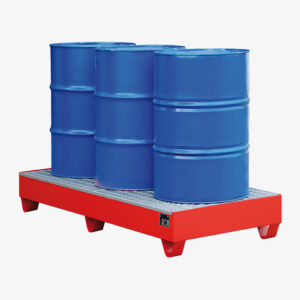 Auffangwanne für IBC-Container und Fässer | IBC Auffangbehälter zur umweltgerechten Gefahrstoff-Lagerung