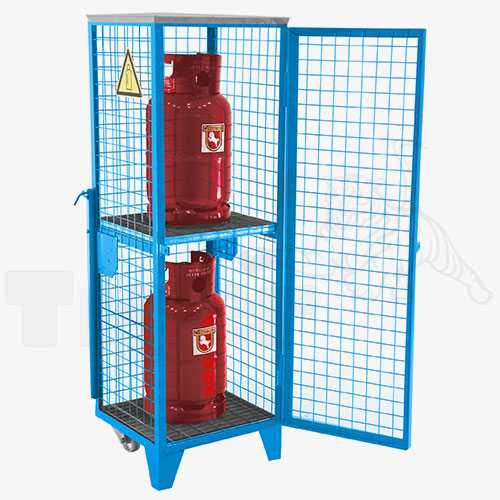 Kleine Gasflaschen-Depots für Innenbereich und Außenbereich - Gasflaschenschränke nach TRGS 510